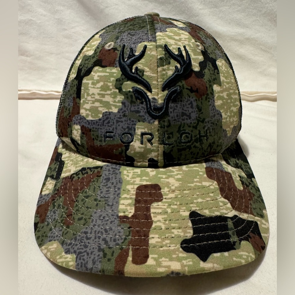 Forloh Mesh Camo Hat ~ Adjustable One Size